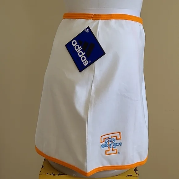 RARE Vintage Tennessee Lady Vols NEW Adidas UT Tennis Skirt Orange White Logo XL - Picture 6 of 13